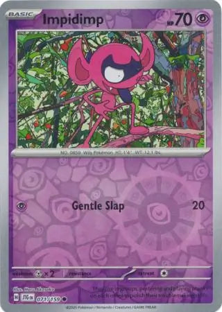 Impidimp Reverse Holo 071 - Journey Together Pokesingles