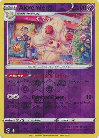 Alcremie Reverse Holo 071, Brilliant Stars | Sword & Shield, , 0.00 kr, Pokesingles. Kjøp pokemon kort til lave priser hos oss.