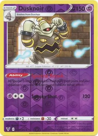 Dusknoir Reverse Holo 071 - Vivid Voltage