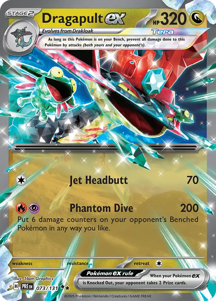 Dragapult ex 073 - Prismatic Evolutions Pokesingles