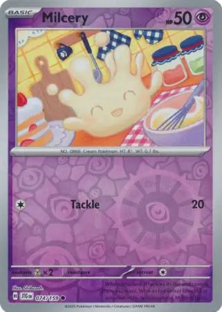 Milcery Reverse Holo 074 - Journey Together Pokesingles