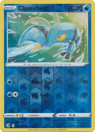 Clauncher Reverse Holo 074, Fusion Strike | Sword & Shield, , 2.00 kr, Pokesingles. Kjøp pokemon kort til lave priser hos oss.