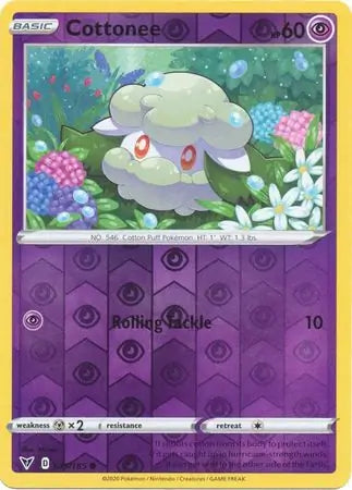 Cottonee Reverse Holo 075 - Vivid Voltage