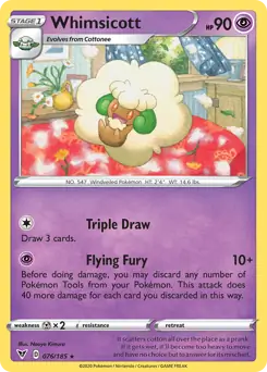 Whimsicott 076 - Vivid Voltage Pokesingles