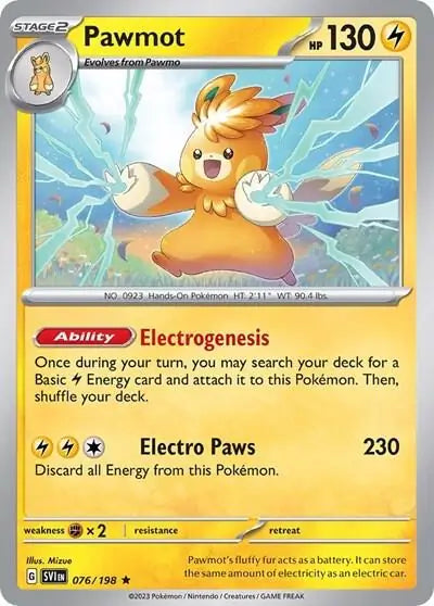 Pawmot Line Holo 76 - Miscellaneous Promos Pokesingles