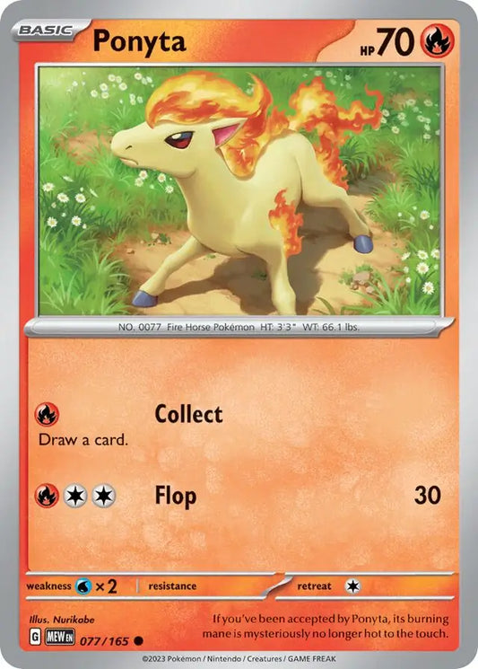 077 Ponyta, 151 | Scarlet & Violet, , 3.00 kr, Pokesingles. Kjøp pokemon kort til lave priser hos oss.