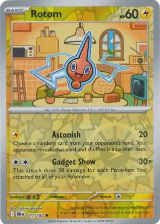 Rotom Reverse Holo 077 - Destined Rivals Pokesingles