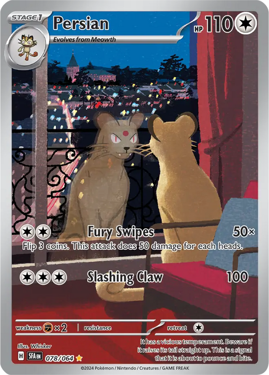 Persian 078 - Shrouded Fable Pokesingles