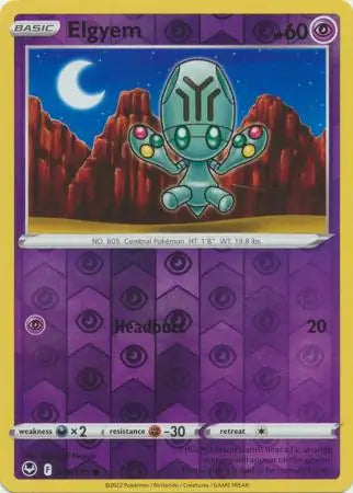 Elgyem Reverse Holo 079, Silver Tempest | Sword & Shield, , 0.00 kr, Pokesingles. Kjøp pokemon kort til lave priser hos oss.