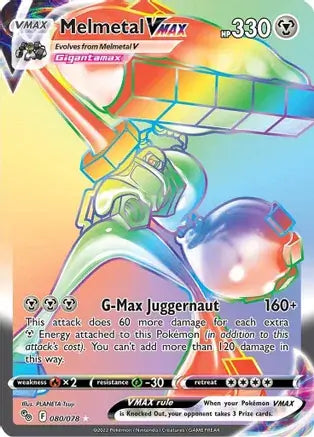 80 Melmetal VMAX, Pokemon Go | Sword & Shield, v, 100.00 kr, Pokesingles. Kjøp pokemon kort til lave priser hos oss.