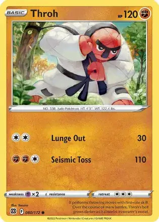 Throh 080, Brilliant Stars | Sword & Shield, , 0.00 kr, Pokesingles. Kjøp pokemon kort til lave priser hos oss.