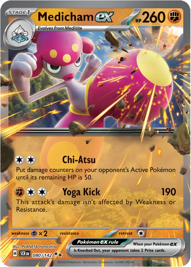 Medicham ex 080 - Stellar Crown Pokesingles