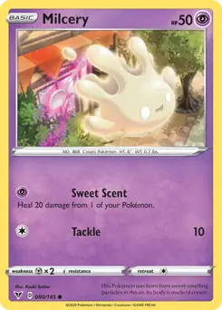 Milcery 080 - Vivid Voltage Pokesingles