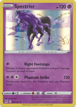 Spectrier 081, Lost Origin | Sword & Shield, , 0.00 kr, Pokesingles. Kjøp pokemon kort til lave priser hos oss.