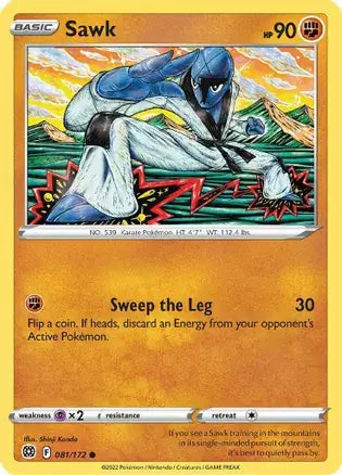 Sawk 081, Brilliant Stars | Sword & Shield, , 0.00 kr, Pokesingles. Kjøp pokemon kort til lave priser hos oss.