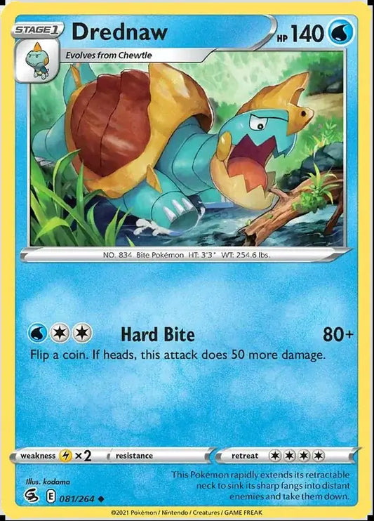 Dreadnaw 081, Fusion Strike | Sword & Shield, , 2.00 kr, Pokesingles. Kjøp pokemon kort til lave priser hos oss.
