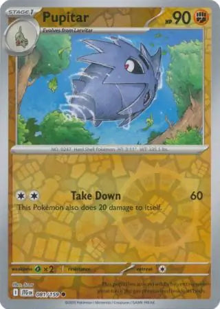 Pupitar Reverse Holo 081 - Journey Together Pokesingles