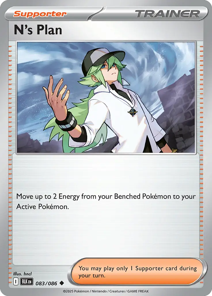 N's Plan 083 - Black Bolt Pokesingles