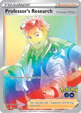84 Professor's Research (Professor Willow), Pokemon Go | Sword & Shield, , 100.00 kr, Pokesingles. Kjøp pokemon kort til lave priser hos oss.