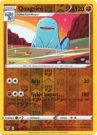 Quagsire Reverse Holo 084 - Vivid Voltage Pokesingles