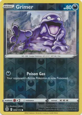 Grimer Reverse Holo 084, Brilliant Stars | Sword & Shield, , 0.00 kr, Pokesingles. Kjøp pokemon kort til lave priser hos oss.