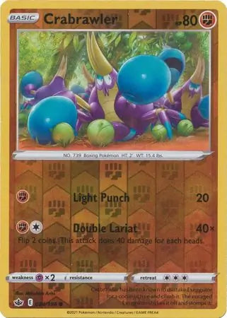 Crabrawler Reverse Holo 084