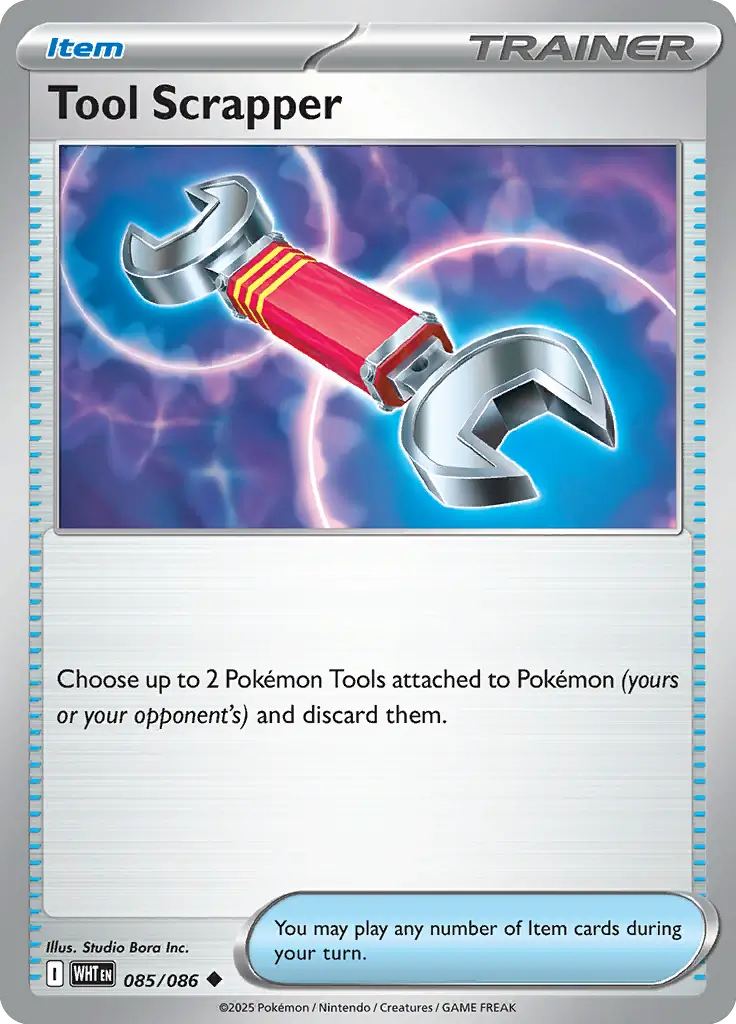 Tool Scrapper 085 - White Flare Pokesingles