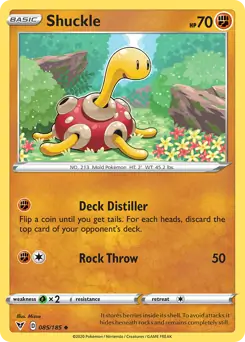 Shuckle 085 - Vivid Voltage Pokesingles