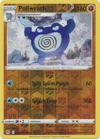 Poliwrath Reverse Holo 085, Lost Origin | Sword & Shield, , 0.00 kr, Pokesingles. Kjøp pokemon kort til lave priser hos oss.