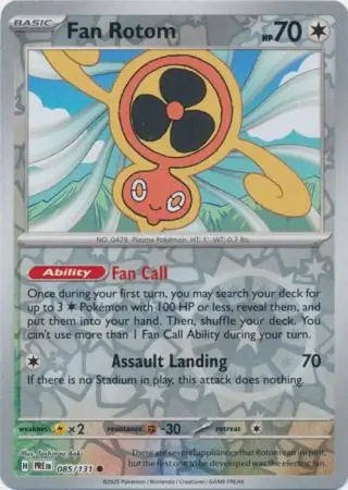 Fan Rotom Reverse Holo 085 Pokesingles