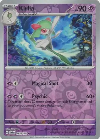 085 Kirlia - Reverse Holo, Scarlet & Violet Base, , 4.00 kr, Pokesingles. Kjøp pokemon kort til lave priser hos oss.