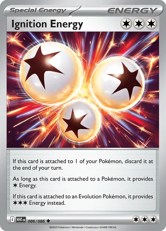 Ignition Energy 086 - White Flare Pokesingles