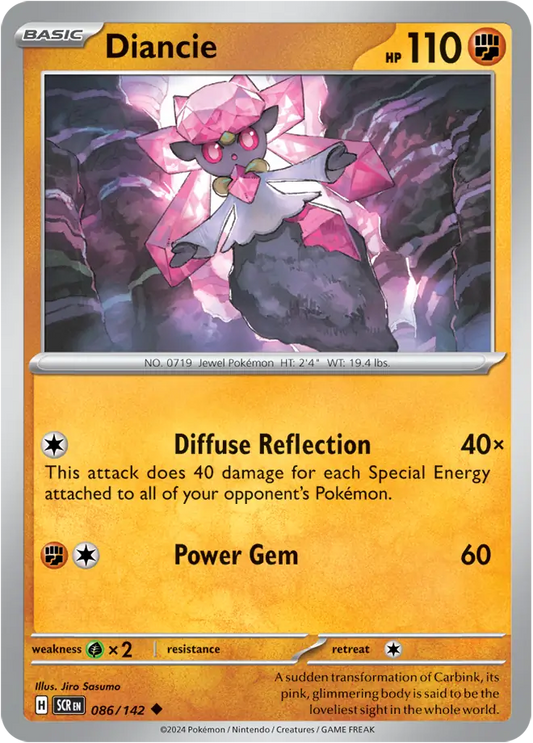 Diancie 086 - Stellar Crown Pokesingles