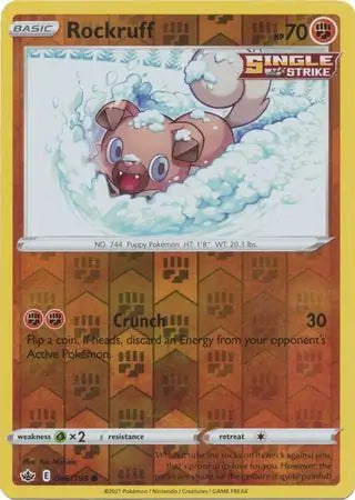 Rockruff Reverse Holo 086