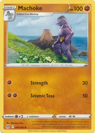 Machoke 087, Lost Origin | Sword & Shield, , 0.00 kr, Pokesingles. Kjøp pokemon kort til lave priser hos oss.
