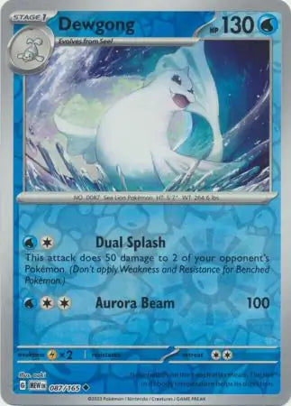 087 Dewgong Reverse Holo, 151 | Scarlet & Violet, reverse, 4.00 kr, Pokesingles. Kjøp pokemon kort til lave priser hos oss.