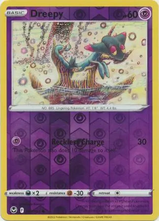 Dreepy Reverse Holo 087, Silver Tempest | Sword & Shield, , 0.00 kr, Pokesingles. Kjøp pokemon kort til lave priser hos oss.
