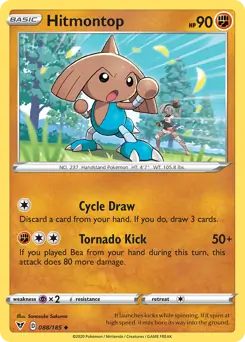 Hitmontop 088 - Vivid Voltage Pokesingles