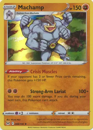 Machamp 088, Lost Origin | Sword & Shield, , 0.00 kr, Pokesingles. Kjøp pokemon kort til lave priser hos oss.