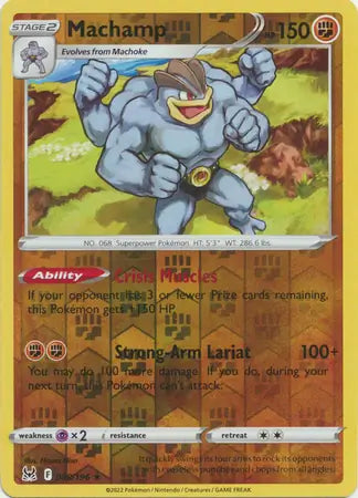 Machamp Reverse Holo 088, Lost Origin | Sword & Shield, , 0.00 kr, Pokesingles. Kjøp pokemon kort til lave priser hos oss.