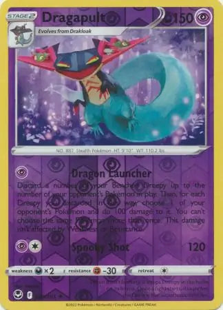 Dragapult Reverse Holo 089, Silver Tempest | Sword & Shield, , 0.00 kr, Pokesingles. Kjøp pokemon kort til lave priser hos oss.