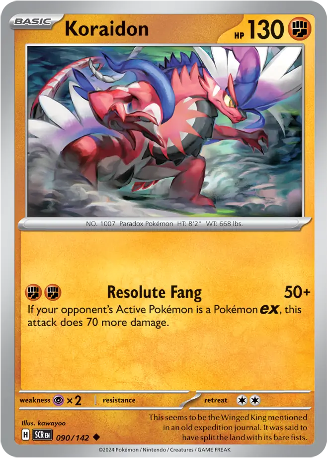 Koraidon 090 - Stellar Crown Pokesingles