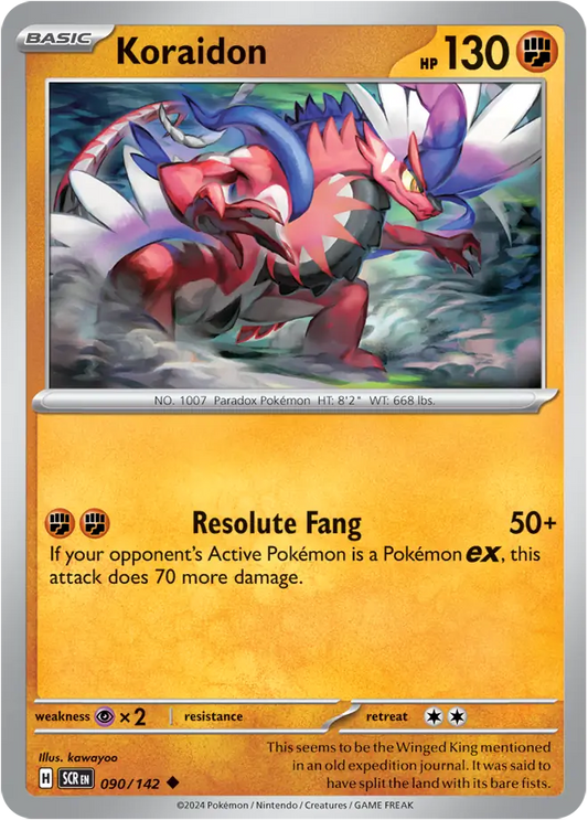 Koraidon 090 - Stellar Crown Pokesingles