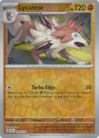 090 Lycanroc - Reverse Holo, Temporal Forces | Scarlet & Violet, reverse, 4.00 kr, Pokesingles. Kjøp pokemon kort til lave priser hos oss.