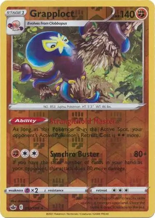 Grapploct Reverse Holo 092 Pokesingles