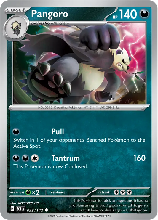 Pangoro 093 - Stellar Crown Pokesingles