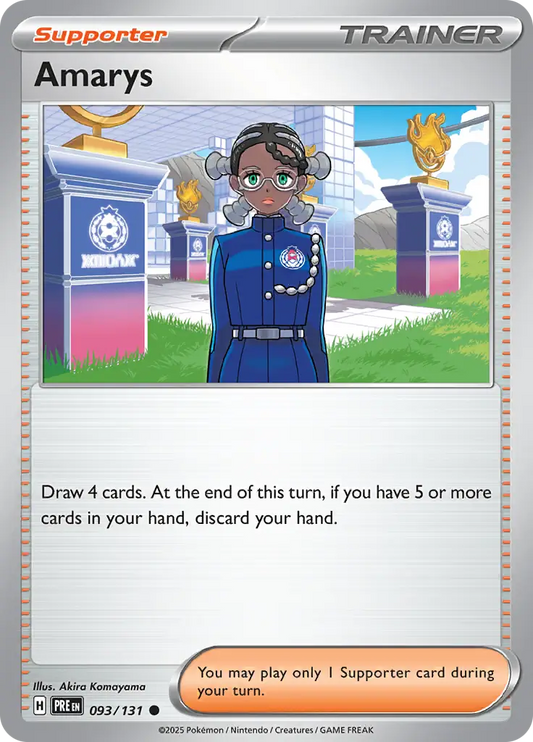 Amarys 093 - Prismatic Evolutions Pokesingles