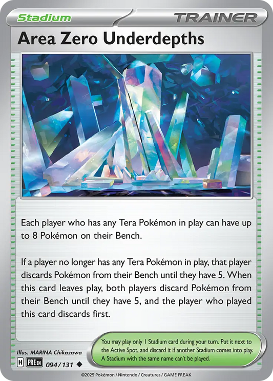 Area Zero Underdepths 094 - Prismatic Evolutions Pokesingles