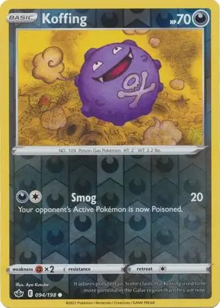 Koffing Reverse Holo 094