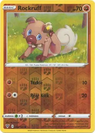 Rockruff Reverse Holo 094 - Vivid Voltage